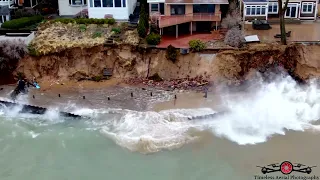 Massive Storm Hits Ogden Dunes, Indiana Lake Michigan Hits Record Lake Level Not Seen Since 1986!