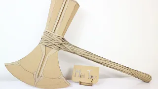 DIY - Cardboard Stormbreaker - Cardboard Thor's Hammer