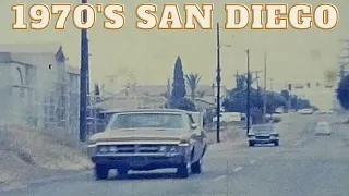 Early 1970’s Drive Though Chula Vista - San Diego - California Vintage 8mm Footage Video