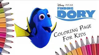 Finding Dory Coloring Pages | Coloring Dory | Art Colors For Kids