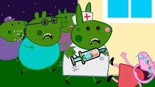 PEPPA PIG ZOMBIE APOCALYPSE, Peppa Pig Turn Into Giant Zombie ?? | Peppa Pig Funny Animation