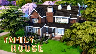 Большой династийный дом Симс 4🌳🐤Large family house The Sims 4| Строительство| NO CC