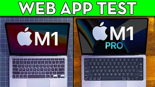 M1 Pro MacBook Pro vs M1 MacBook Air | WEB APPS GO!!! 🚀🚀