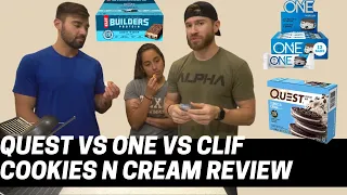 The Best Cookies and Cream Bar Is…? | QUEST vs ONE vs CLIF Protein Bar