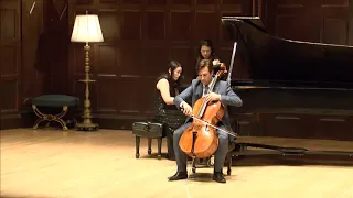2018  Convocation - Eastman School of Music - Guy Johnston, cello, Schumann, full performance
