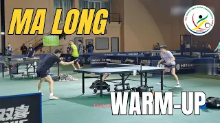 (#4) Ma Long warm-up before the match - WTTC Durban 2023