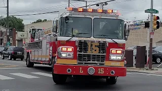 Philadelphia Fire Department Ladder 15 Responding
