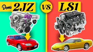 Toyota JZ vs Chevy LS -- which engine is better?
