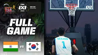 India v Republic of Korea | Men | Full Game | FIBA 3x3 Asia Cup 2022