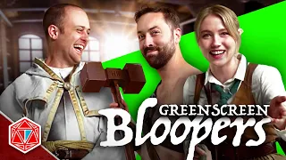 Greenscreen bloopers and outtakes