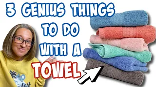 3 GENIUS things to do with a TOWEL | MUST SEE HACKS