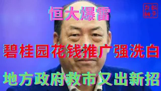 恒大爆雷之碧桂园花钱推广强洗白||地方政府救市又出新招||躺平叔聊房地产