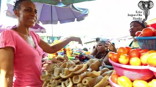 Street food & bargains @ Epe market in Lagos Nigeria. Ebi Adele Abodedele Episode 12