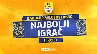 Mozzart Bet Super liga 2023/24 - 8.Kolo - Najbolji igrač kola Radomir Milosavljević