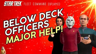 Below Deck Officers | How to play Star Trek Fleet Command | Outside Views STFC