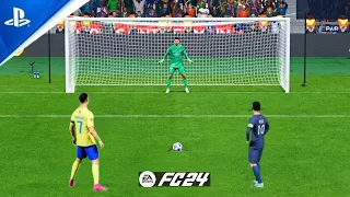 EA Sports FC 24 - Al Nassr VS PSG | Penalty Shootout | Ronaldo VS Messi | PS4 | HD