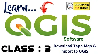 How to Download Topo Map Original Size From Internet ? Import To QGIS / QGIS CLASS BY PRANAB SIR