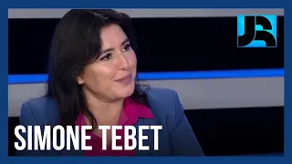 Assista à íntegra da sabatina do Jornal da Record com a candidata à Presidência Simone Tebet (MDB)