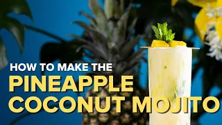Pineapple Coconut Mojito Cocktail Recipe