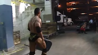 The Rock SNAPS! Goes Looking For Chris Benoit Backstage - RAW IS WAR!