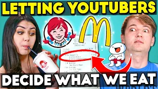 Generations React To Letting YouTubers Decide What I Eat For 24 Hours