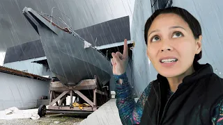 Rain is DESTROYING our BOAT INTERIOR ⛵️ Ep54 – Sailboat Restoration Project