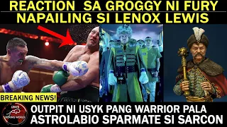 Lenox Lewis Napailing Ng Mahilo Si Fury Sa Round9 Kay Usyk, Outfit Ni Usyk Pang Warrior,Astrolabio