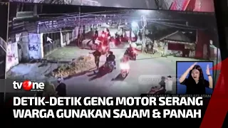 Berulah, Geng Motor Serang Warga Jalan Abubakar Lambogo | Kabar Pagi tvOne