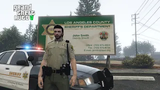 Служба в департаменте шерифа Лос Сантоса | LSPDFR | Grand Theft Auto 5 | Без голоса