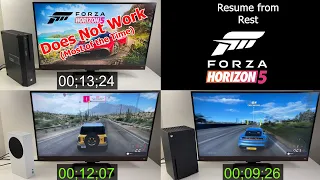 Xbox One vs. Series S vs. Series X Loading Times Comparison | Forza Horizon 5 | 4K