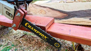 Mini Chainsaw Mill | Building a DIY Mill Guide Jig | Free Plans