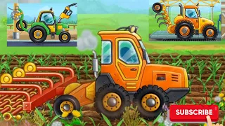 Farm land and Harvest - farming kids games
