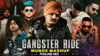 NONSTOP PUNJABI MASHUP 2024 | SHUBH X SIDHU | GANGSTER RIDE | MUNDE MASHUP PUNJABI MIX