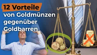 12 Vorteile von Goldmünzen gegenüber Goldbarren