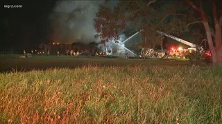 Fire Destroys Barn; 12 Horses, 2 Dogs Inside