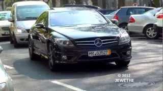 Mercedes-benz CL65 AMG Loud Acceleration sounds in Düsseldorf! (1080p Full HD)