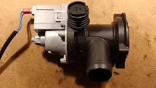 Washing machine pump teardown.