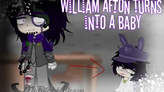 William Afton turns into a baby//Gacha Club//FNAF