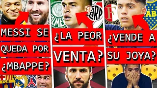 BARÇA ofreció esto a MESSI gracias a ¿MBAPPE?+ OFERTA por BORRÉ del PALMEIRAS+ ¿BOCA vende ZEBALLOS?