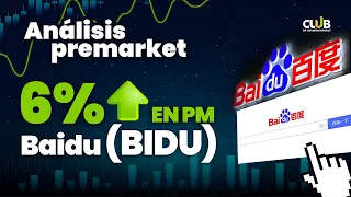Baidu (BIDU) arriba +6% en PM - Análisis Premarket Viernes 8 de Enero 2021