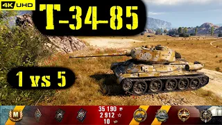 World of Tanks T-34-85 Replay - 7 Kills 2.8K DMG(Patch 1.6.1)
