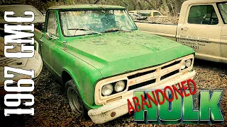 1967 GMC TRUCK - ABANDONED - WILL IT RUN? - HULK