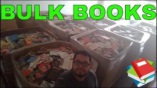 Gaylord of Books - Unloading and scanning a few to see what they are worth to sell on Amazon fba