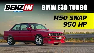 950 hp BMW E30 325 turbo / Hayabusa killer