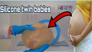 She's in Labor Womb Birth of Twin Reborn silicone babies Reborn videos