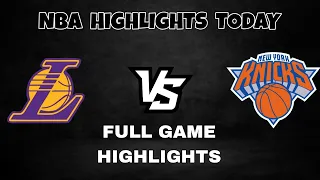 NBA Full Game Highlights | Los Angles Lakers vs New York Knicks | LAL vs NYK | Jan 31, 2023