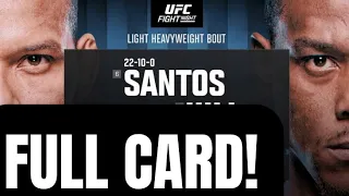 UFC Fight Night Santos Vs Hill Full Card Breakdown And Detailed Predictions UFC Vegas 59