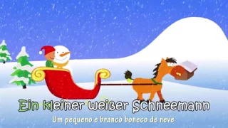 Weihnachtslied - Ein kleiner weisser Schneemann - Português