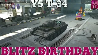 Wot blitz: Y5 T-34 | BLITZ BIRTHDAY FREE TANK