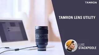 TAMRON Lens Utility – Introduction